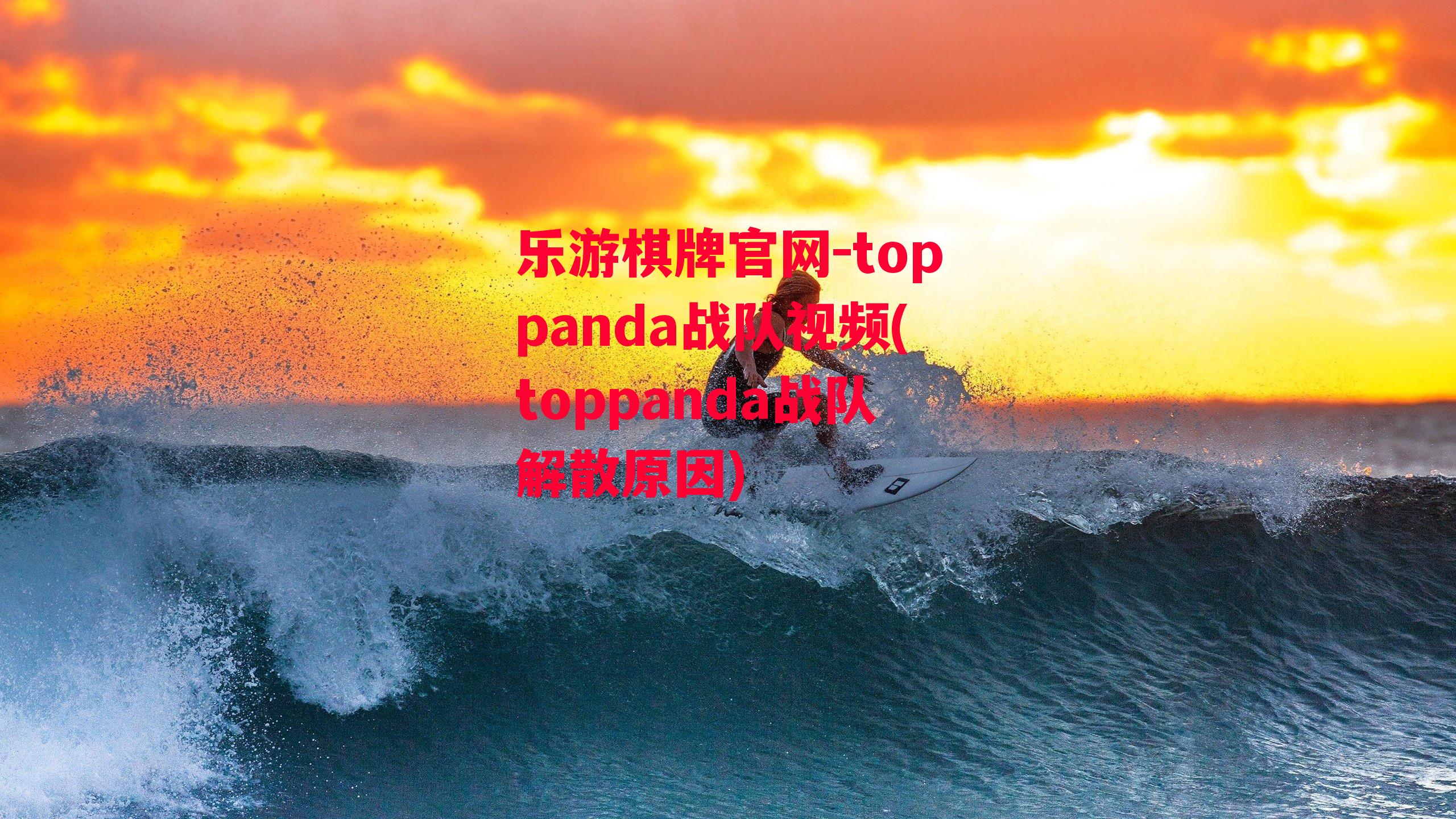 toppanda战队视频(toppanda战队解散原因)